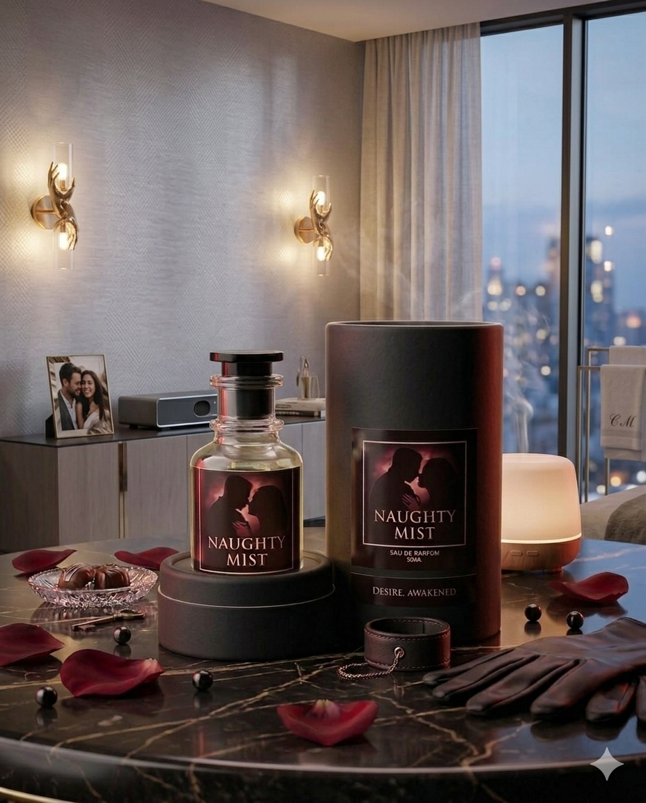 Naughty Mist Couple Parfum 50ml - Long Lasting Romantic & Sensual Fragrance for Men & Women